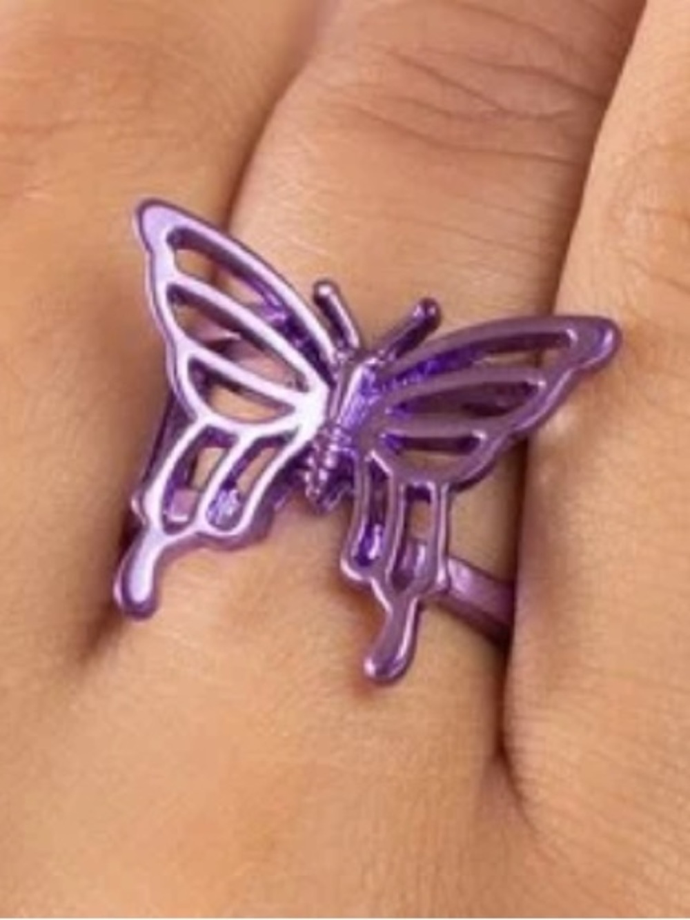 💜🦋💜 “PLAYFULLY POLISHED” METALLIC PURPLE RING ~ PAPARAZZI❗️ 💜🦋💜